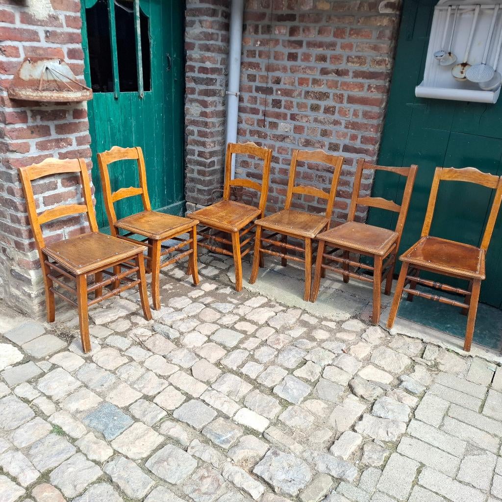 6 antieke Luterma stoelen, cafestoelen, Ophalen