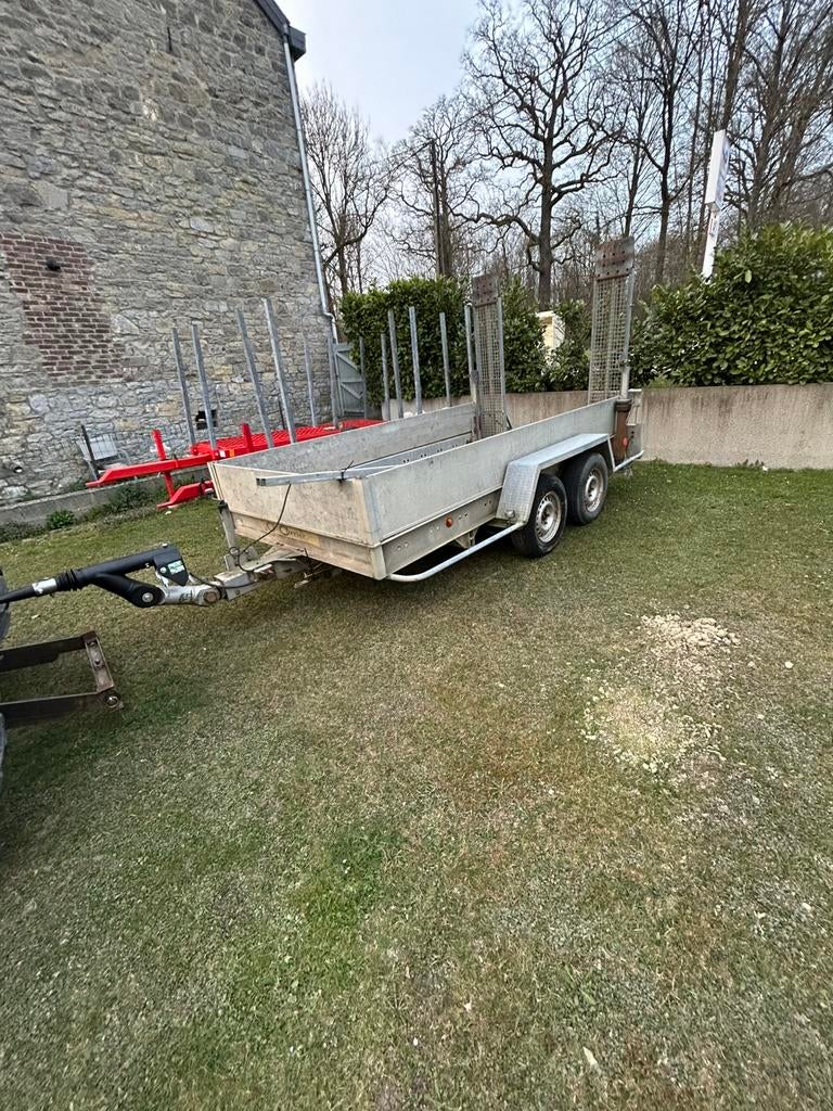 Remorque porte engin, Enlèvement