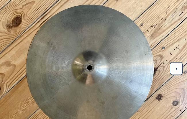 SONOR TYRCO 14" Nickel Bronze (1960's), Musique & Instruments, Batteries & Percussions, Enlèvement ou Envoi, Sorento