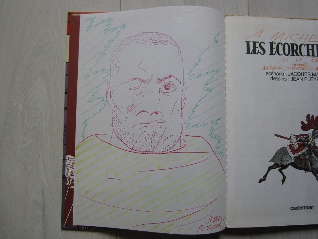 Jhen - Les écorcheurs - E.O. dédicacée avec dessin, Livres, J. Pleyers - J. Martin, Enlèvement ou Envoi, Une BD, Comme neuf