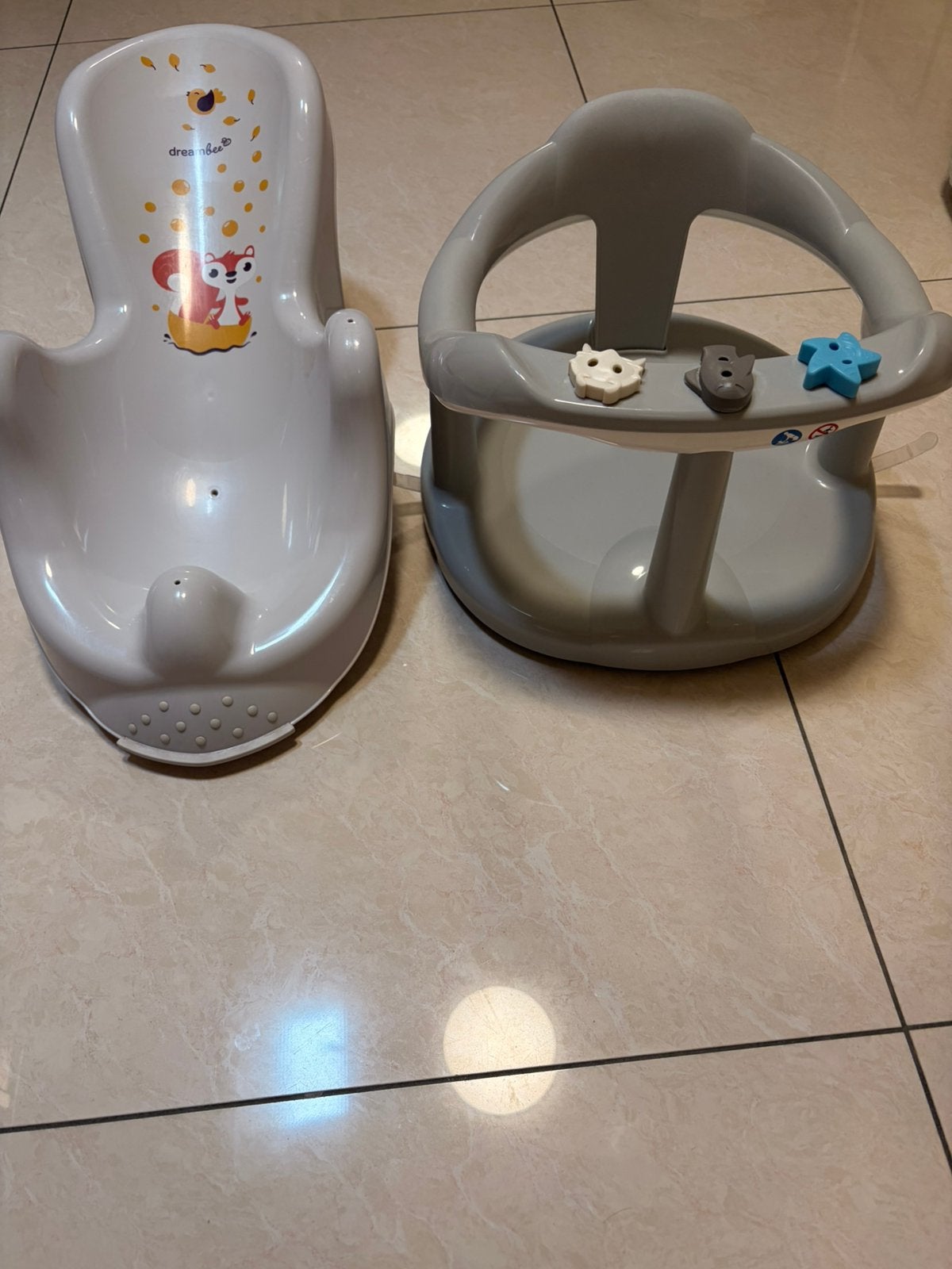 Baby badzitje-badring, Kinderen en Baby's, Ophalen, Gebruikt, Badzitje of Badring
