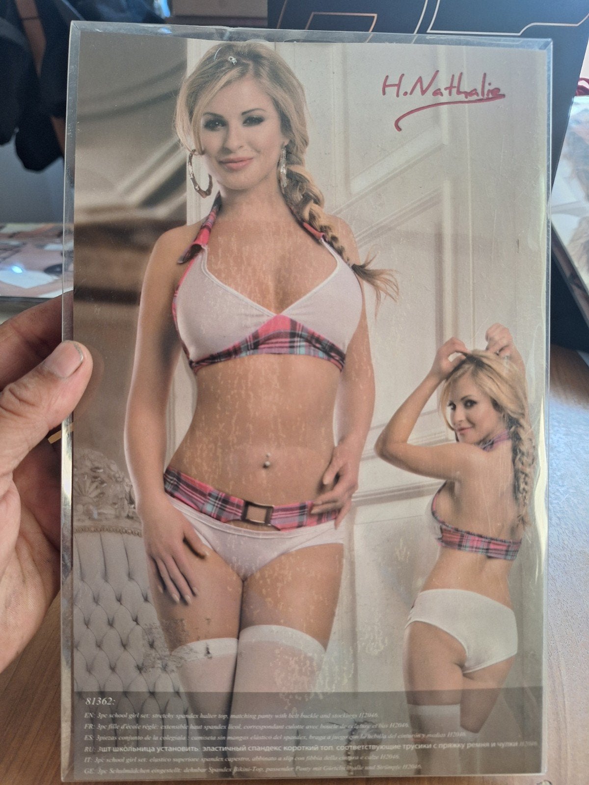 H&Nathalie,3 delig schoolmeisjessetje, Kleding | Dames, Ondergoed en Lingerie, H&nathalie, Ophalen of Verzenden, Meerkleurig, Overige typen