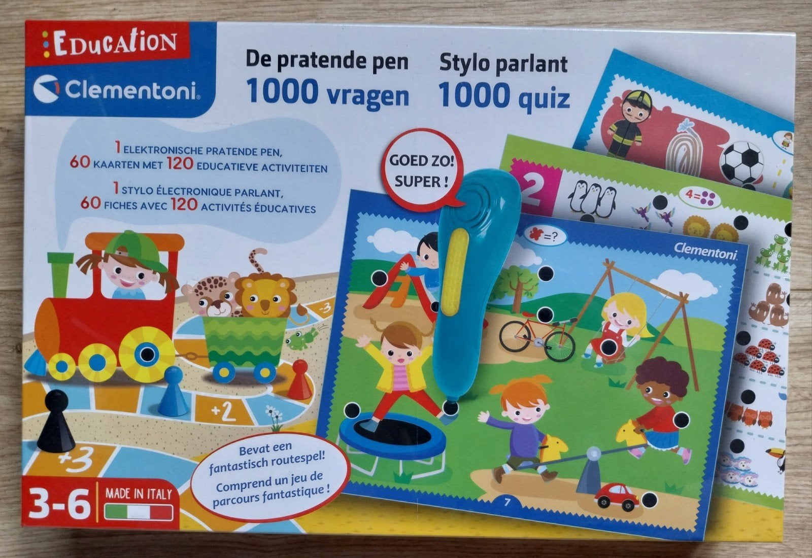 Clementoni - de pratende pen 1000 vragen, Ophalen, Nieuw, Elektronica, Met geluid
