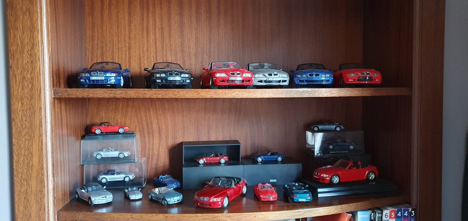 BMW Z3 miniatuurset, Hobby en Vrije tijd, Modelauto's | Overige schalen, Ophalen, Zo goed als nieuw, Auto