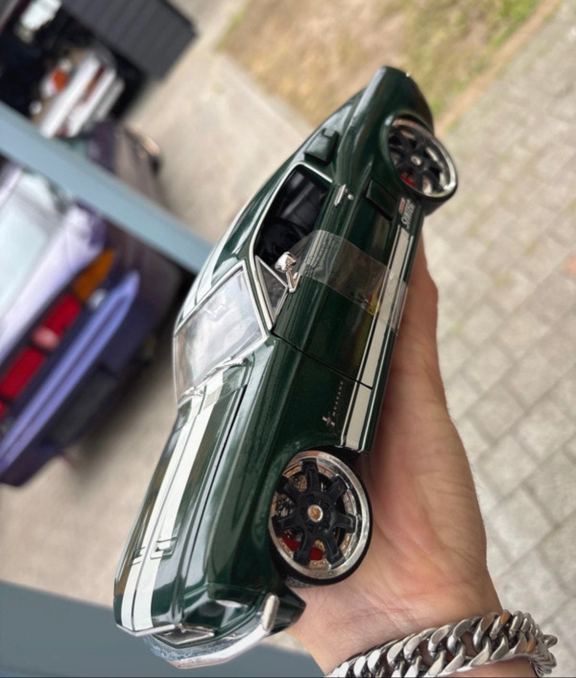 Mustang 1/24. F&f tokyo drift. Castrol versie, Hobby en Vrije tijd, Modelbouw | Auto's en Voertuigen, Ophalen, Zo goed als nieuw