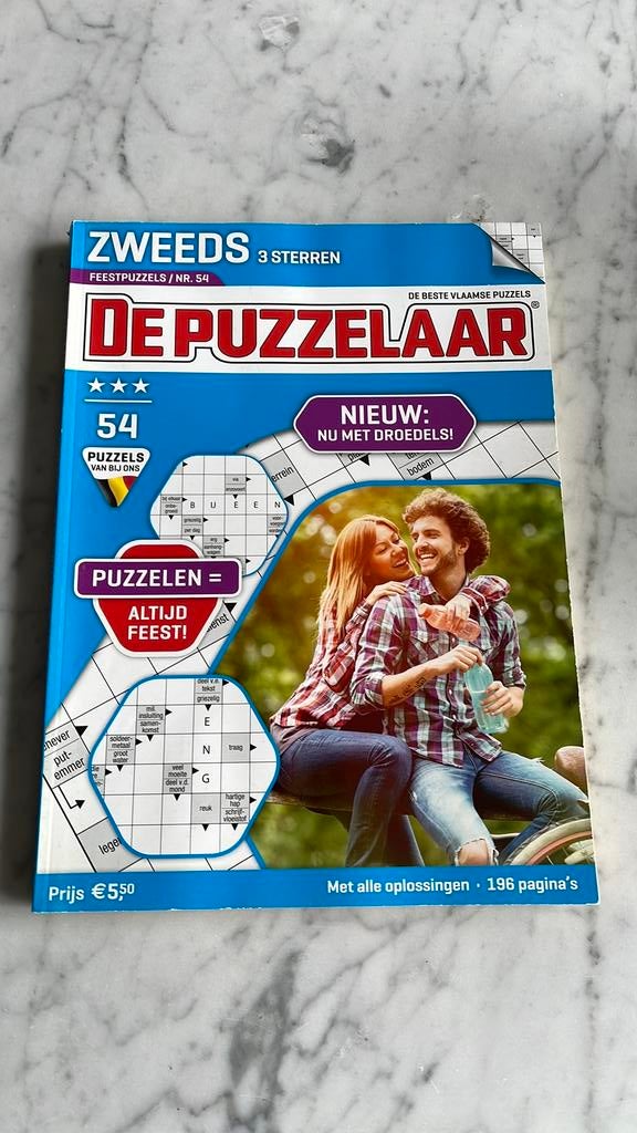 Puzzelboek : de puzzelaar, Hobby en Vrije tijd, Denksport en Puzzels, Ophalen, Nieuw, Puzzelboek