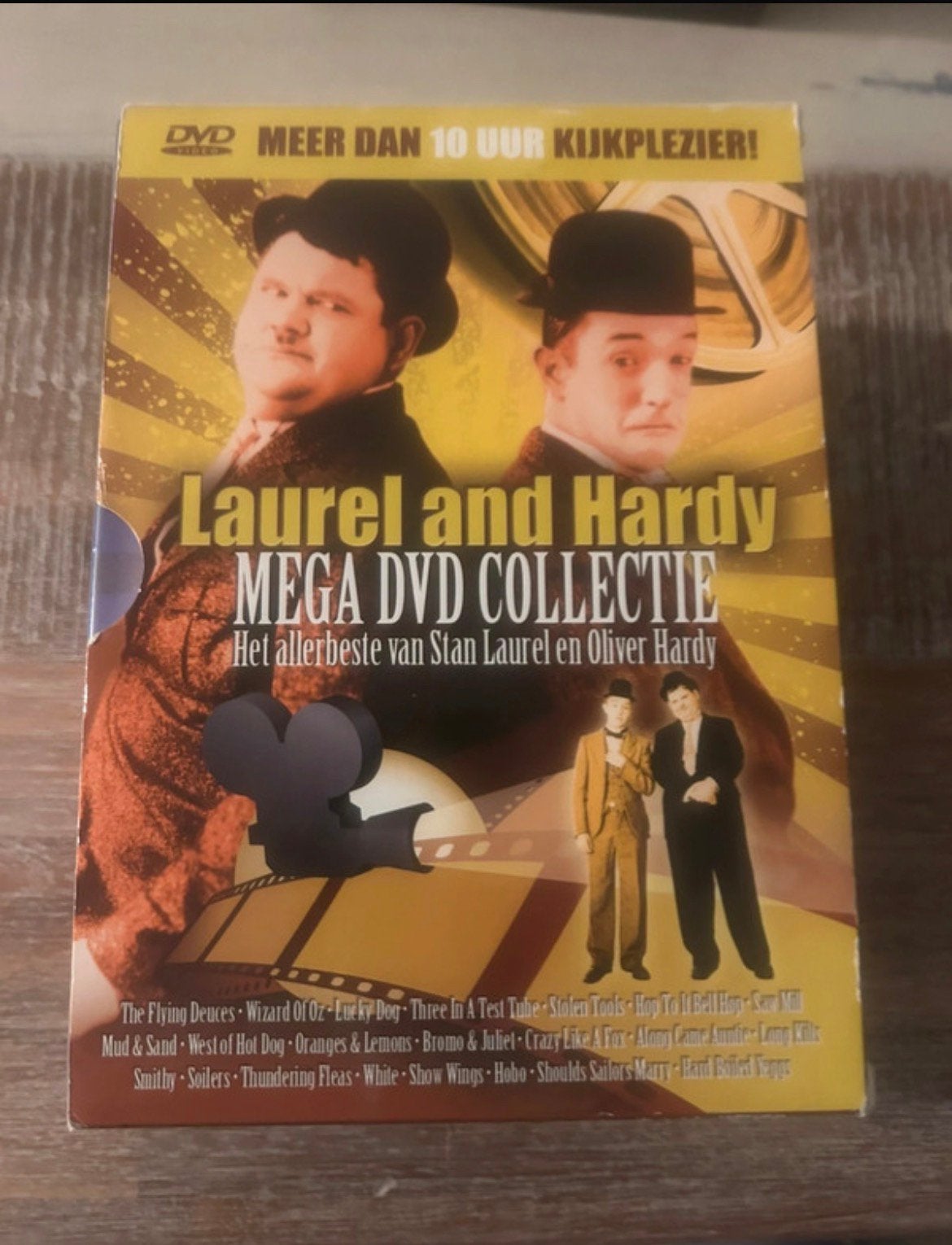 6-DVD Laurel and Hardy, Cd's en Dvd's, Dvd's | Nederlandstalig, Gebruikt, Alle leeftijden, Nederlands, Ophalen of Verzenden