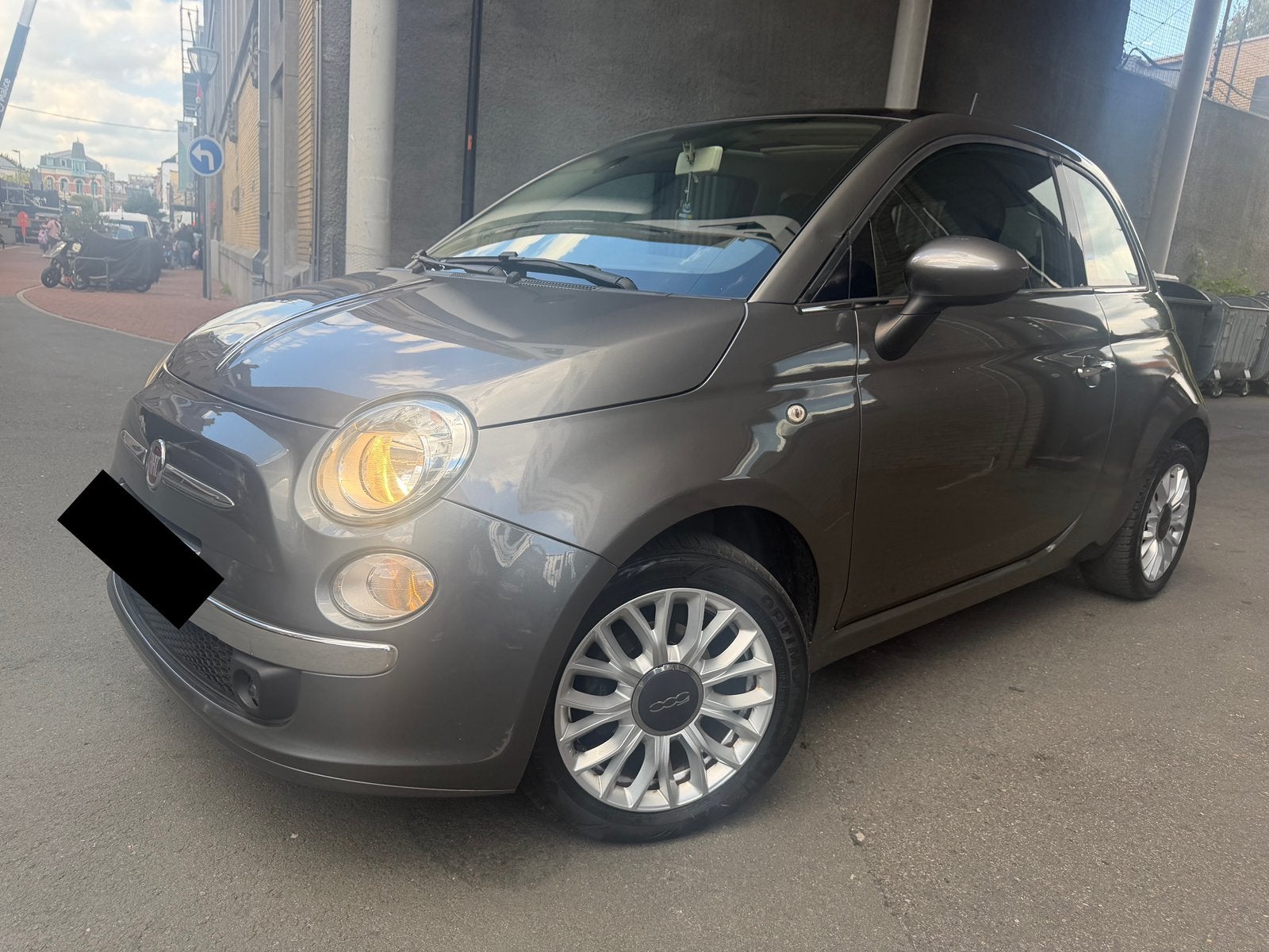 Fiat 500, Auto's, Fiat, Euro 6, Handgeschakeld, Particulier, Zilver of Grijs