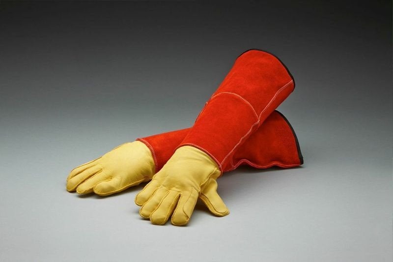 Bescherm Handschoenen (lange uitvoering met Kevlar Rood/Geel, Enlèvement ou Envoi, Neuf