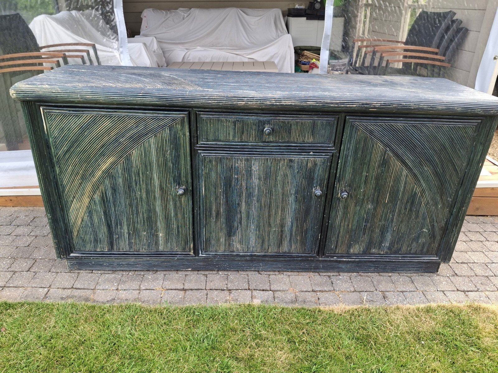 Kast Riet ( gratis), Tuin en Terras, Bergingen en Tuinkasten, Ophalen of Verzenden, Gebruikt, Overige materialen, Overige typen