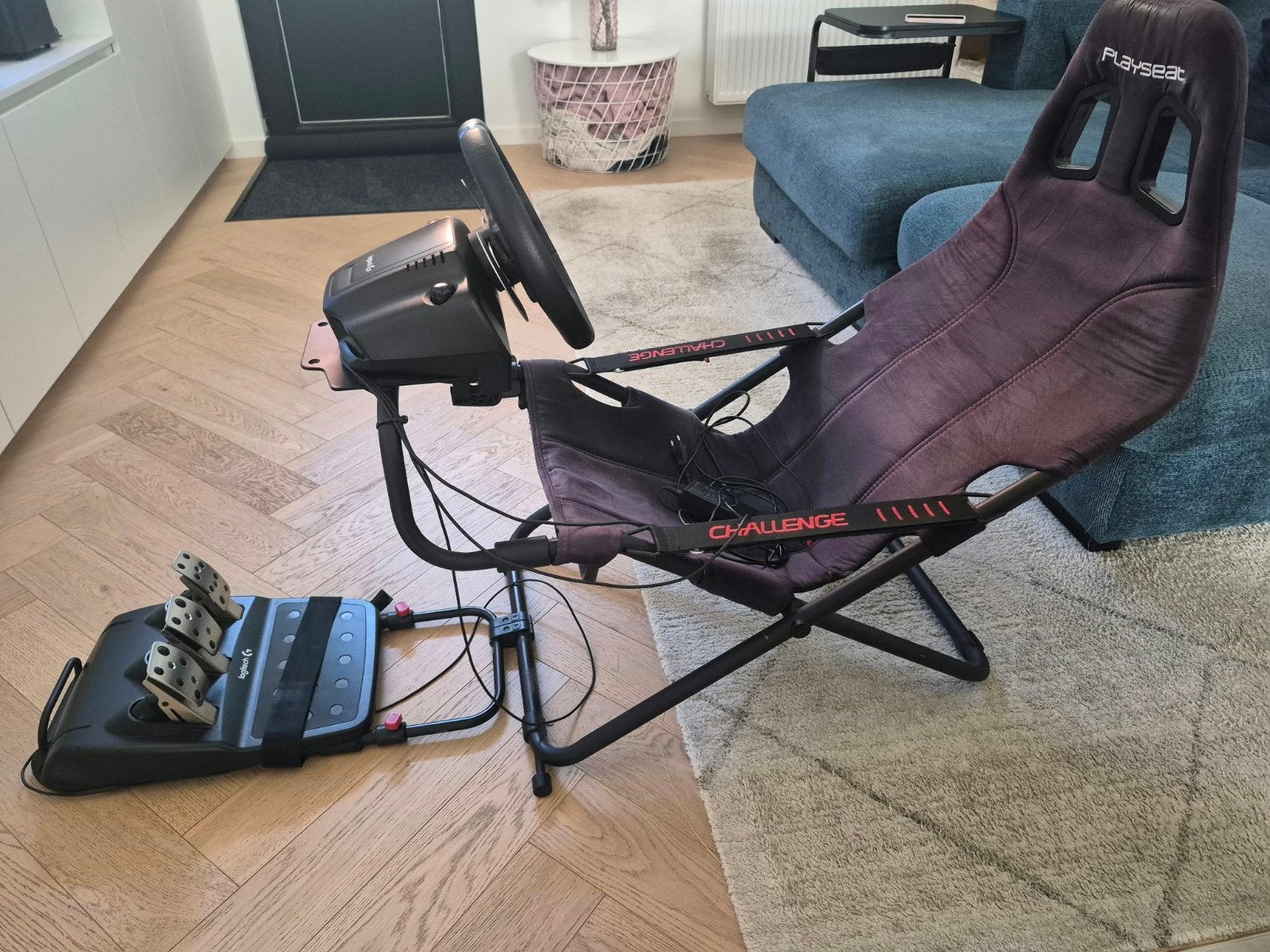 Racestoel + stuur + pedalen, Games en Spelcomputers, Ophalen