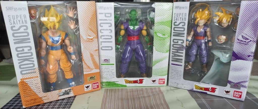 Figurines BANDAI SH Dragon Ball Z - Goku, Piccolo, Gohan, Enlèvement ou Envoi
