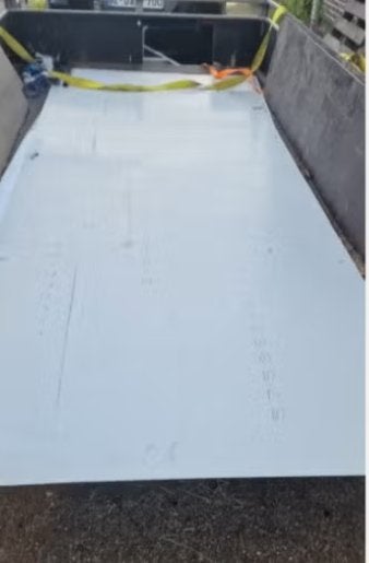 aluminium platen vlak / 1200x3000x1mm, Doe-het-zelf en Bouw, Ophalen, Gebruikt, Overige materialen, Minder dan 20 mm