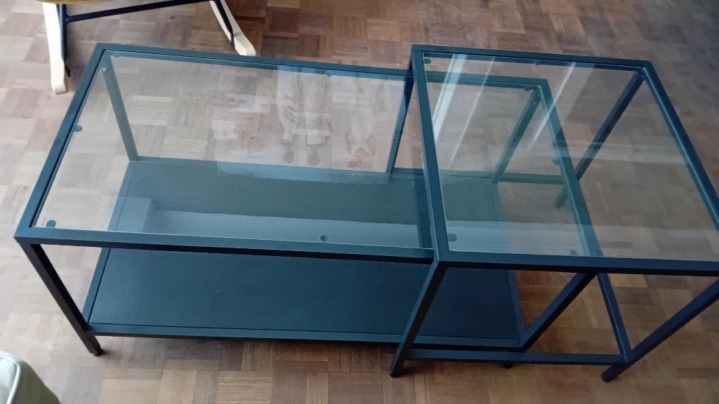 Tables de salon IKEA, Neuf, 50 – 75, Verre, 50 à 100 cm