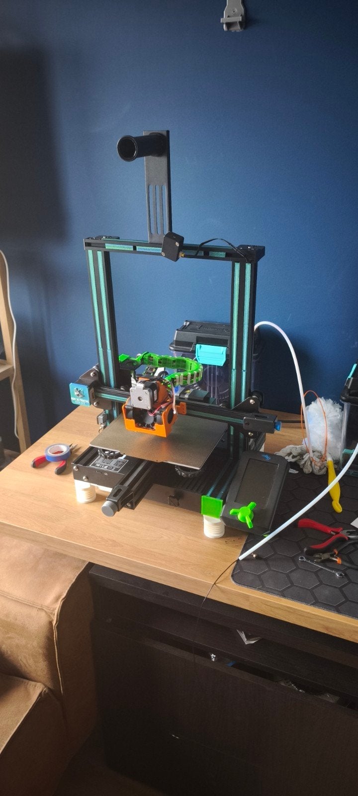 ender 3 v2 geupgrade, Computers en Software, Ophalen, Gebruikt, Filament, Creality Ender