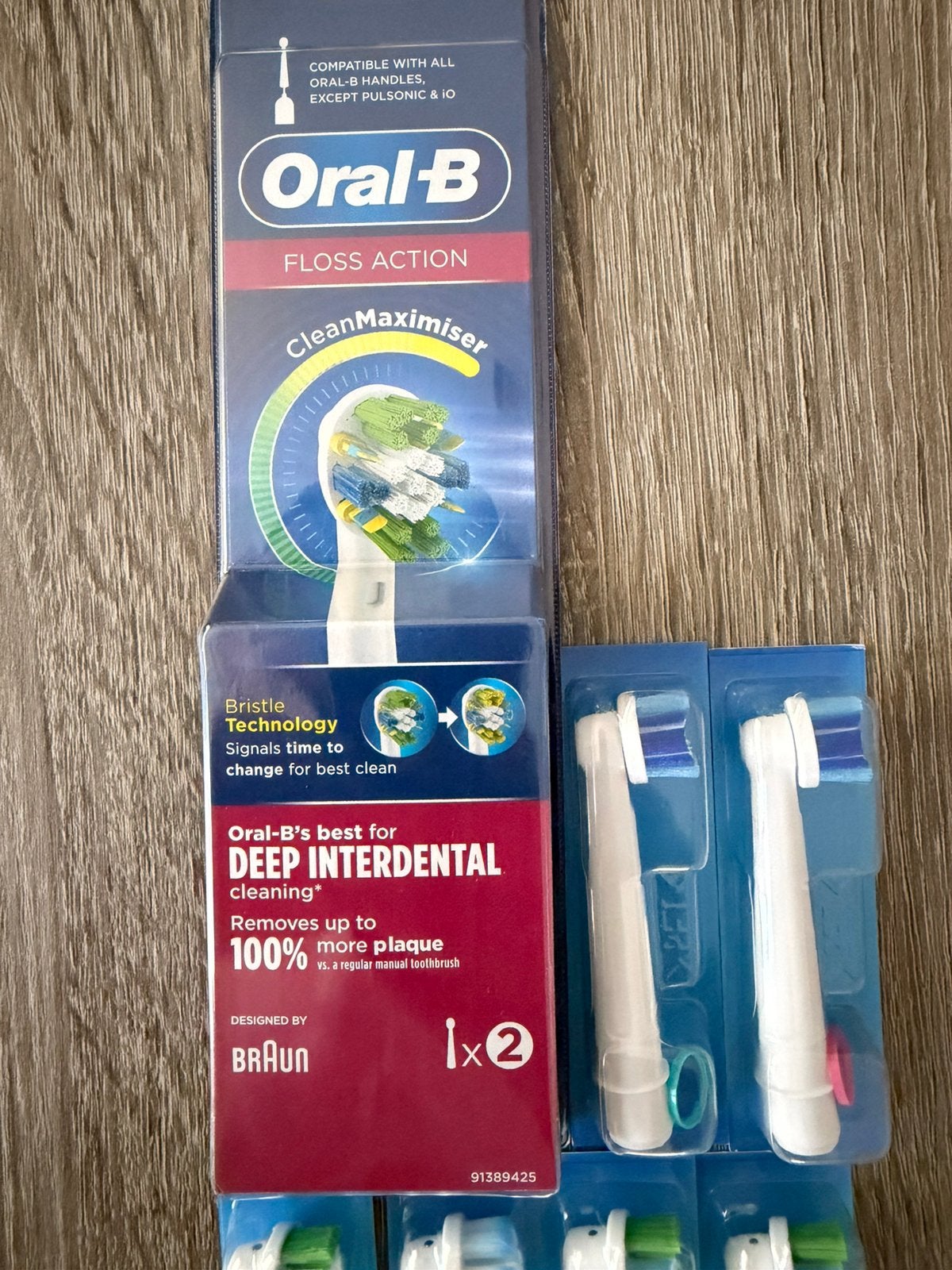 Oral B opzetborsteltjes nieuw 7st, Enlèvement, Comme neuf, Brosse à dents