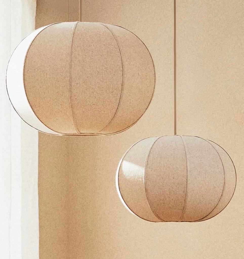 Linnen lampen zara home, Ophalen, Zo goed als nieuw