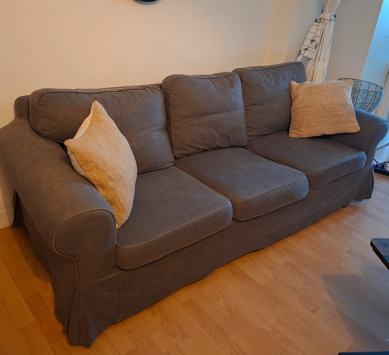 IKEA - EKTORP 3-zitsbank, Ophalen, Zo goed als nieuw, Stof