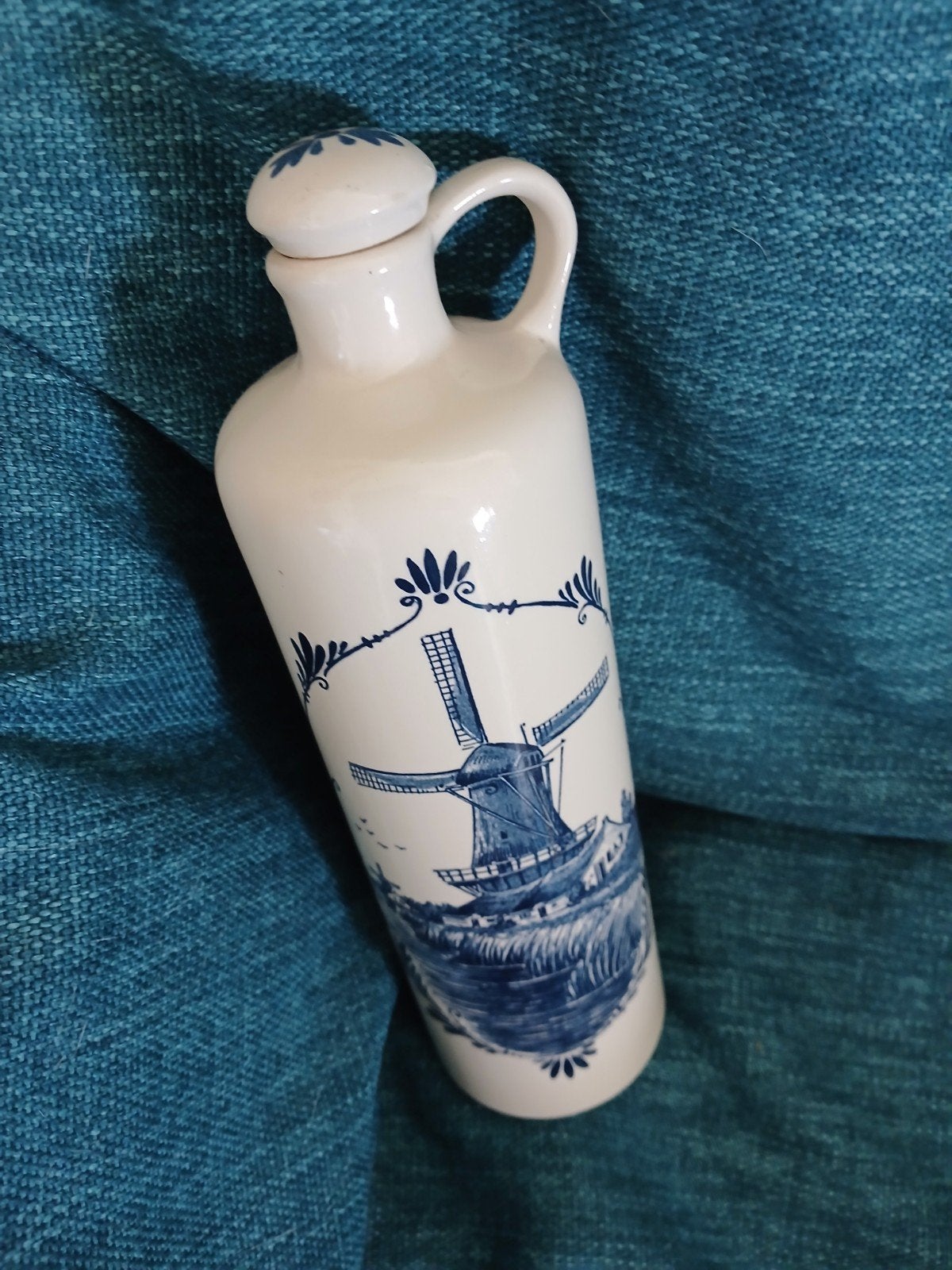 Bouteille ceramique Delft. bols . numerotee, Enlèvement ou Envoi