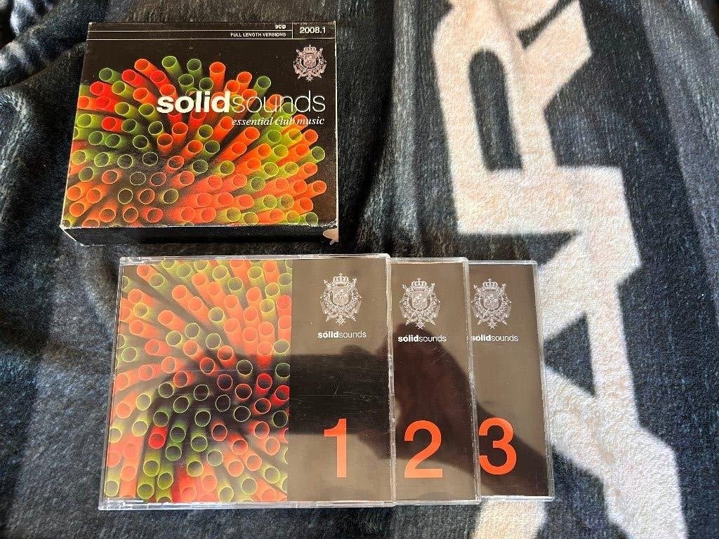 Solid sounds 2008.1 3 cd, CD & DVD, Enlèvement ou Envoi, Dance, Utilisé, Comprend un livret