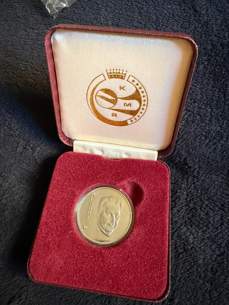 Zilveren herdenkingsmunt 250 Belgische frank 1994 NIEUWSTAAT, Postzegels en Munten, Munten | België, Zilver, Ophalen of Verzenden