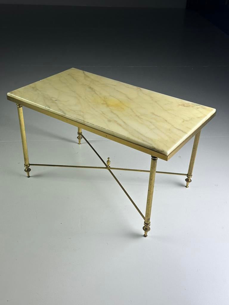 Vintage Franse bijzettafel 20e eeuw, Ophalen, Zo goed als nieuw, Rechthoekig