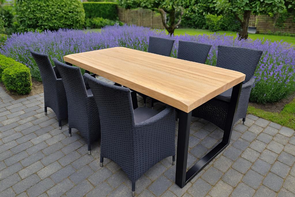 Vol eiken tafel in nieuwstaat, Ophalen, Eikenhout, 50 tot 100 cm, Zo goed als nieuw