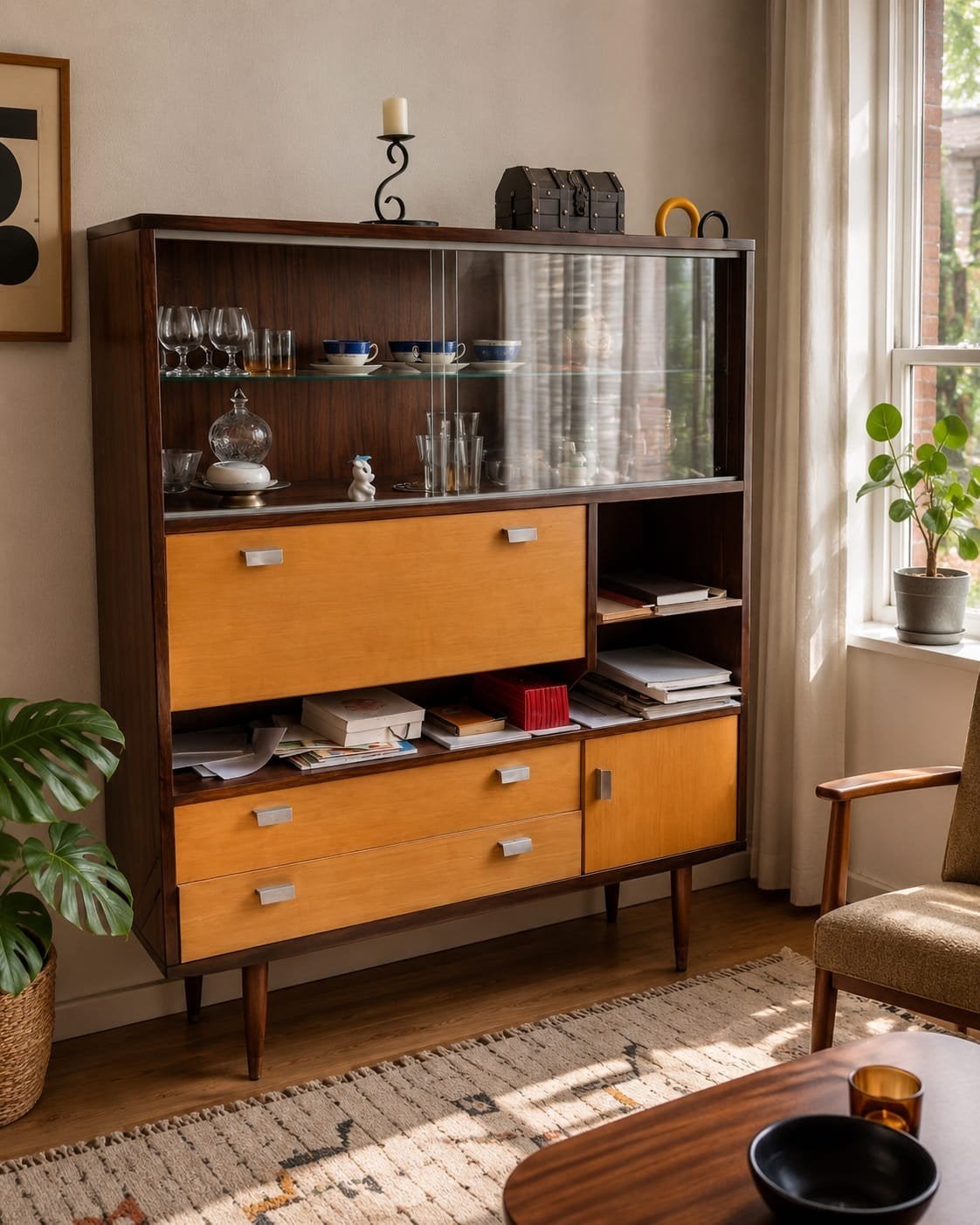 Vintage highboard, Ophalen