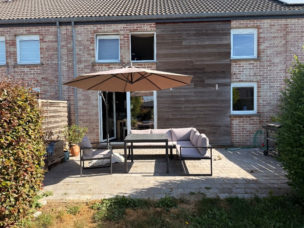 Salon de jardin complet (+parasol), Salons de jardin, Aluminium, Enlèvement, Utilisé