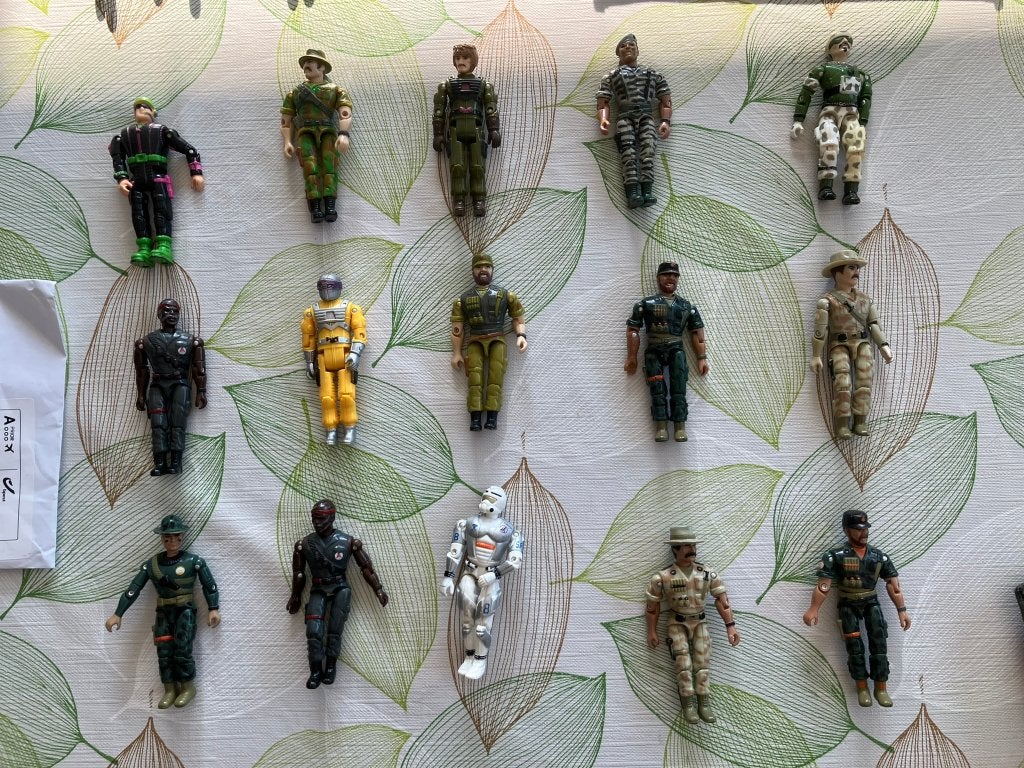Actiefiguren LANARD The corps 18 stuks 1986, Ophalen of Verzenden, Gebruikt