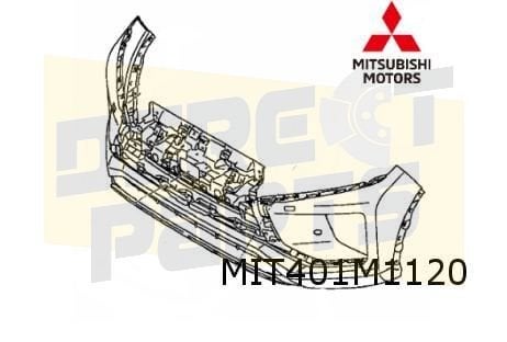 Mitsubishi Eclipse Cross (12/17-2/21) voorbumper (bij koplam, Neuf, -, Mitsubishi, -