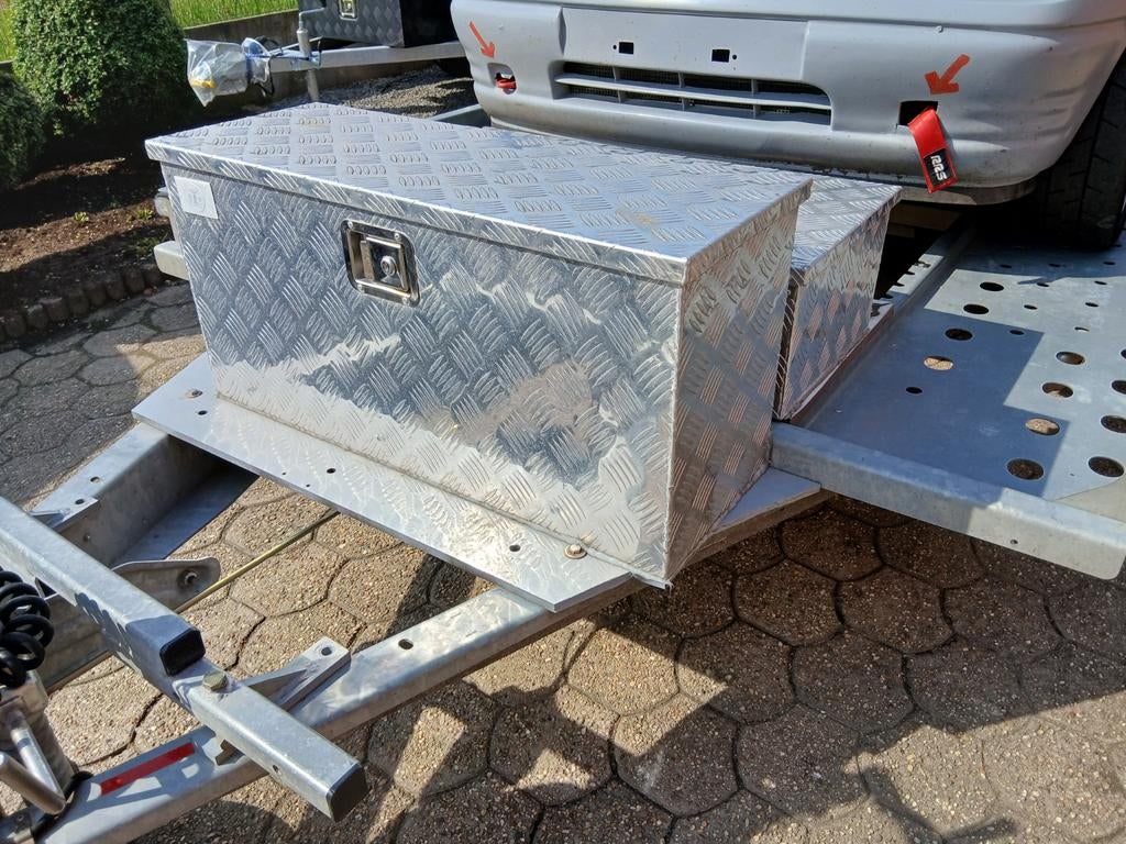 2x Alluminium disselkist DTR, Ophalen, Gebruikt