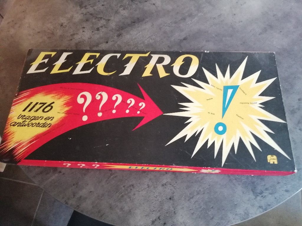 Vintage oud speelgoed " ELECTRO", Enlèvement