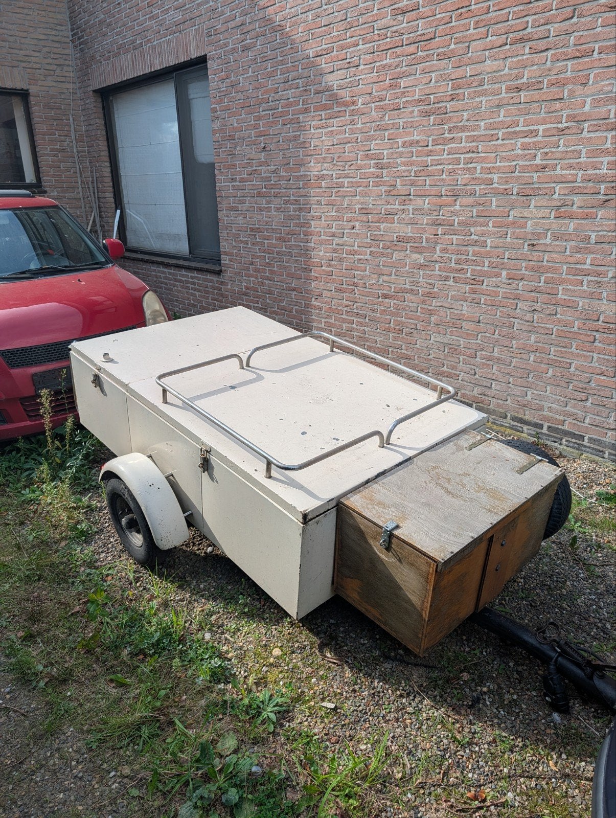bagage aanhangwagen, Ophalen, Gebruikt