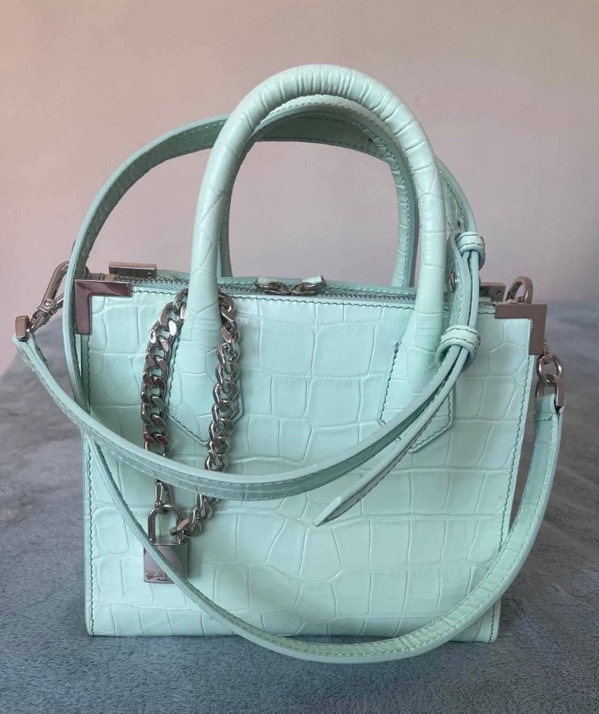 Sac à main vert menthe The Kooples, Ophalen of Verzenden, Zo goed als nieuw, Groen, Handtas