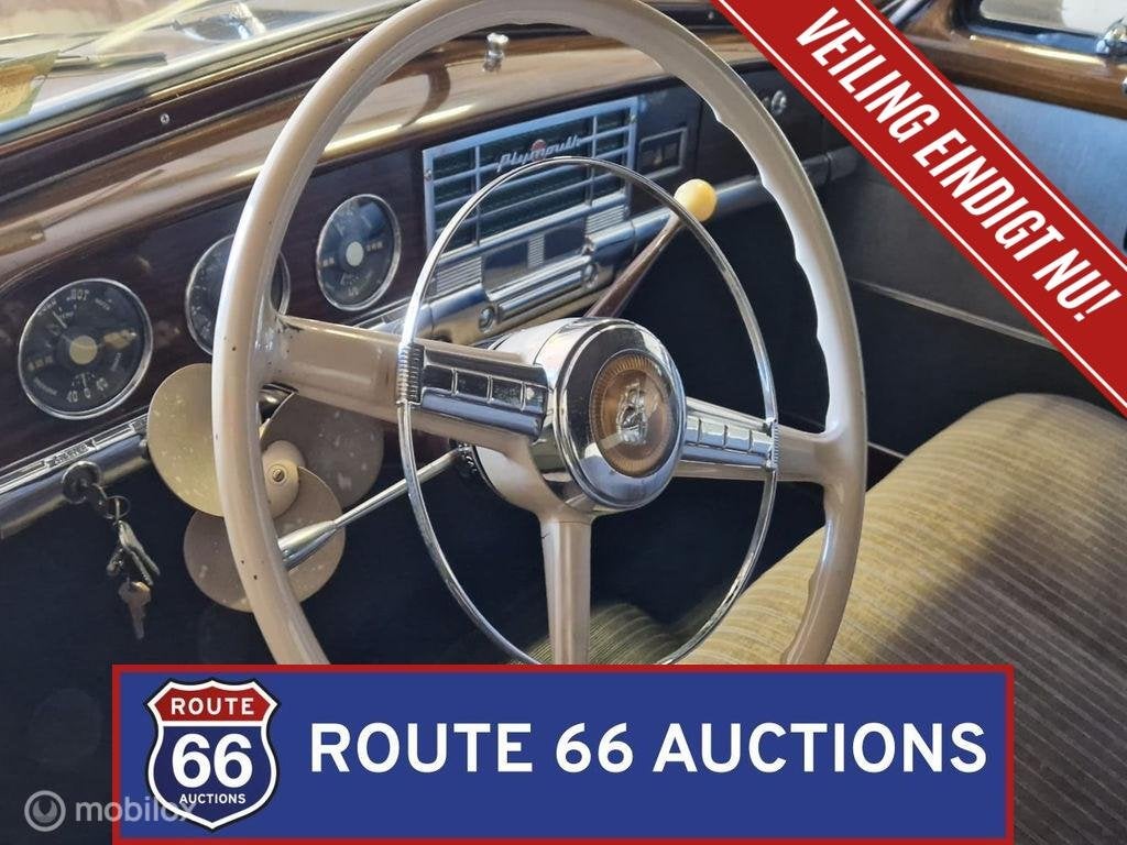 Plymouth Deluxe | 1950 | Route 66 Auctions, Autos, Achat, Entreprise, Boîte manuelle, Autre carrosserie