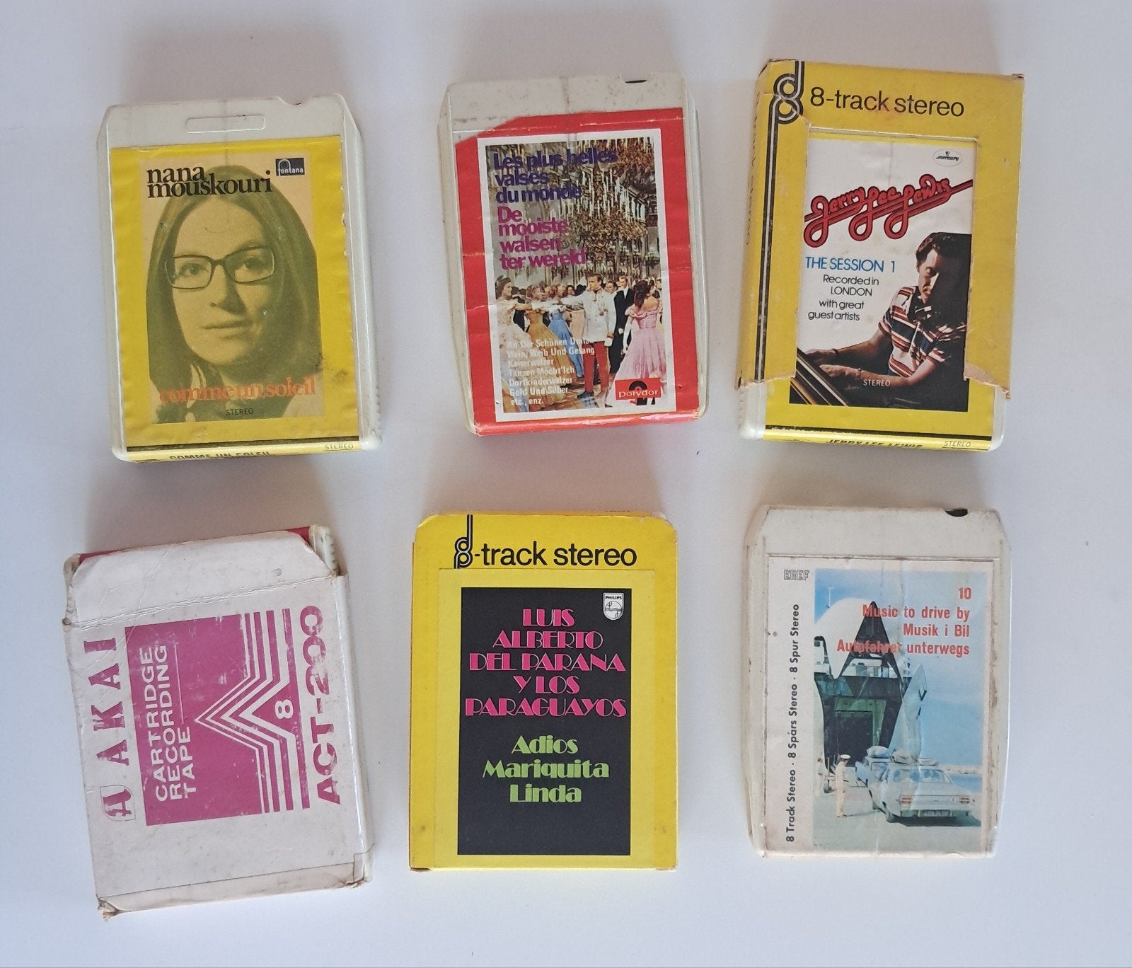 verschillende 8-track tapes, Audio, Tv en Foto, Bandrecorder, Ophalen of Verzenden