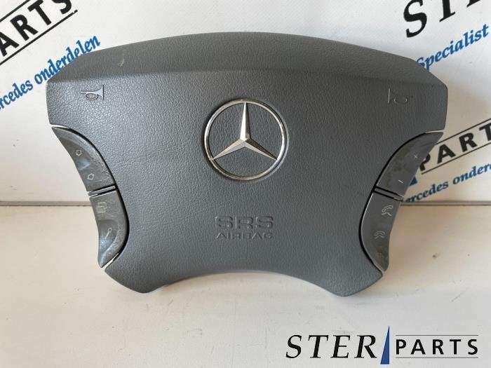 Airbag gauche (volant) d'un Mercedes S-Klasse, 3 mois de garantie, Utilisé, -, -