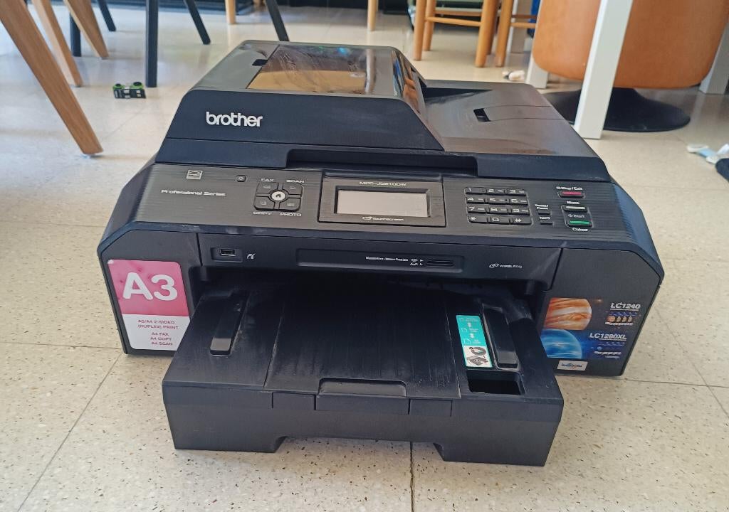 MFC-J5910DW 4-in-1 A3 kleuren inkjet printer, Computers en Software, Printers, Ophalen, Printer, Inkjetprinter, Ingebouwde Wi-Fi