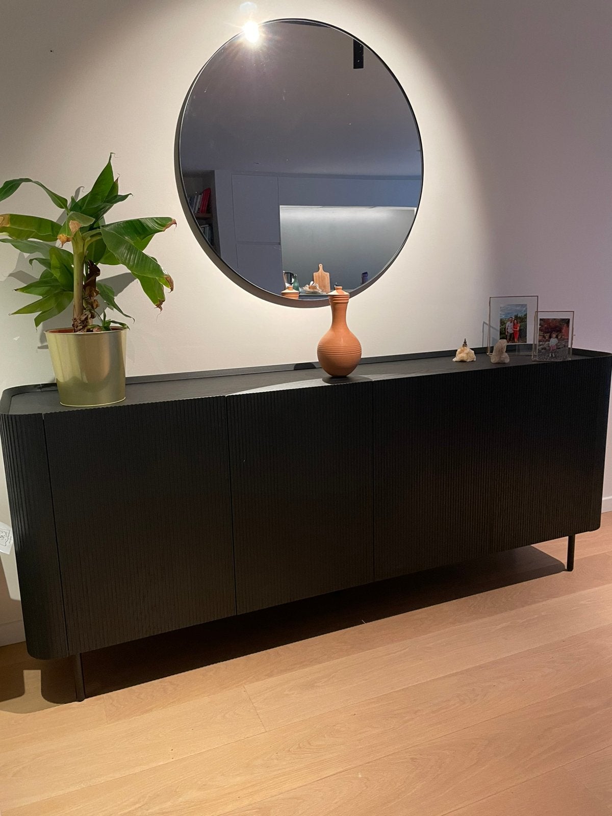 Juntoo grivato dressoir zwart, Maison & Meubles, Enlèvement, Comme neuf