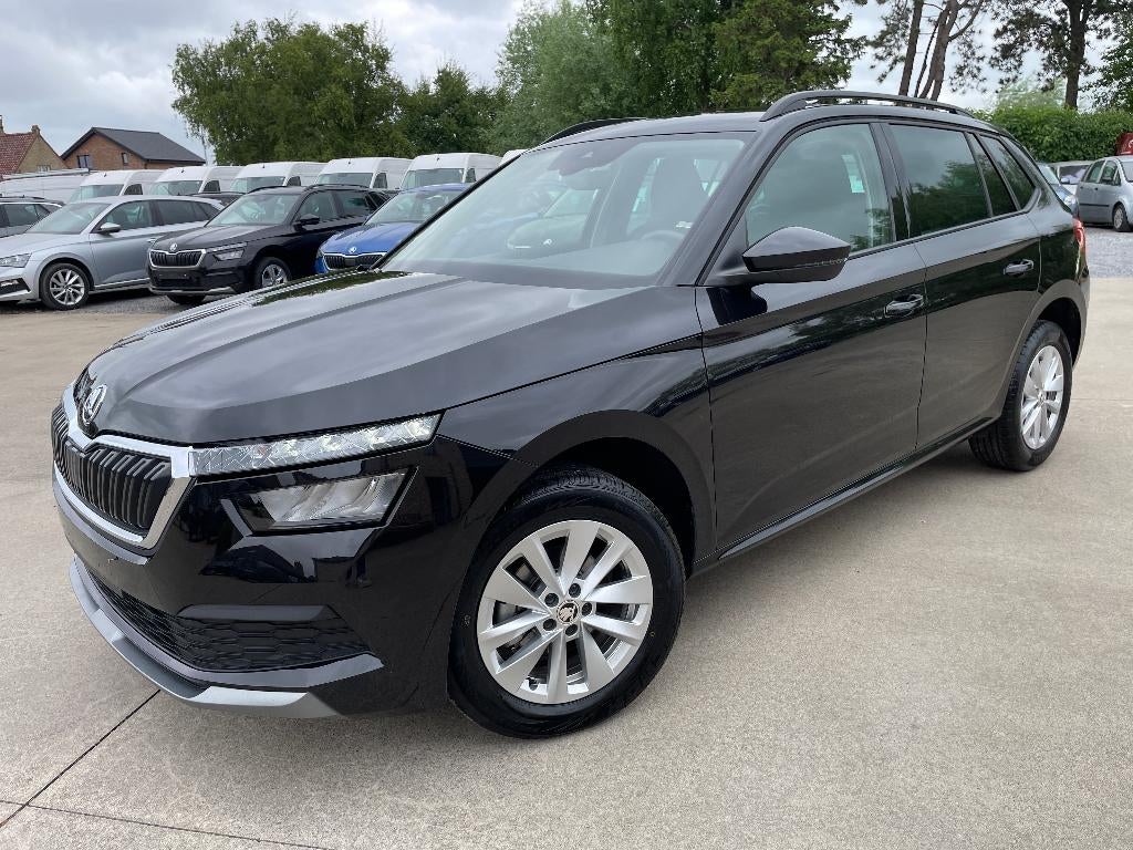 Skoda Kamiq 1.0 TSI Clever+ Keyless + Full Leds + 110 Pk's, Auto's, Skoda, Voorwielaandrijving, Stof, 610 kg, Zwart