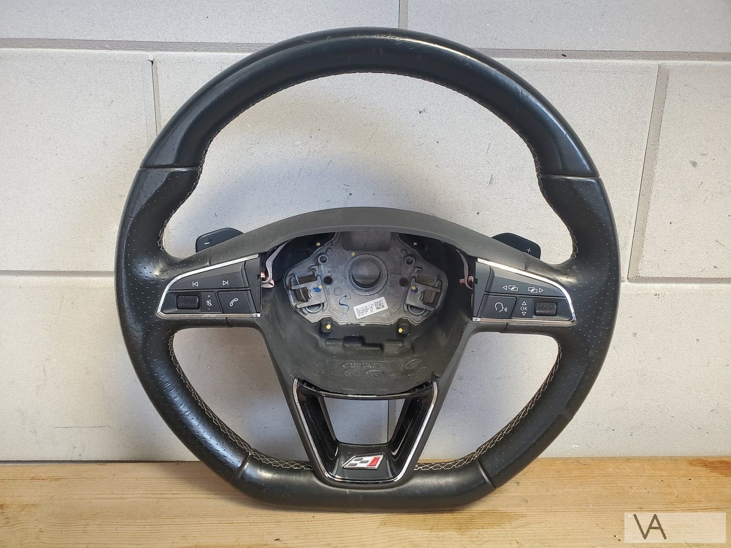 Seat Leon cupra 5f 2012 - 2019 stuur met flippers en knoppen, Auto-onderdelen, Interieur en Bekleding, Gebruikt, -, -, Ophalen of Verzenden