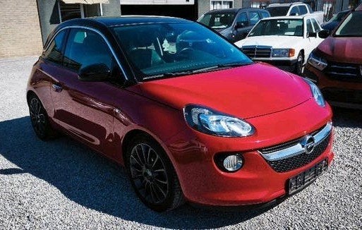 🆕OPEL ADAM_1.2 i (69CH)_03/2018💢EUR.6B_TOIT PANO_92.000KM, Rouge, Euro 6, Entreprise, Boîte manuelle