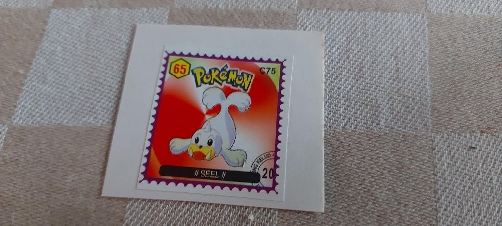Timbre Pokémon, édition limitée rare, Seal Seel, Enlèvement ou Envoi, Neuf, Autres types