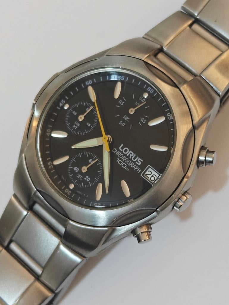 Montre Chronographe Lotus, Enlèvement ou Envoi, Acier, Acier