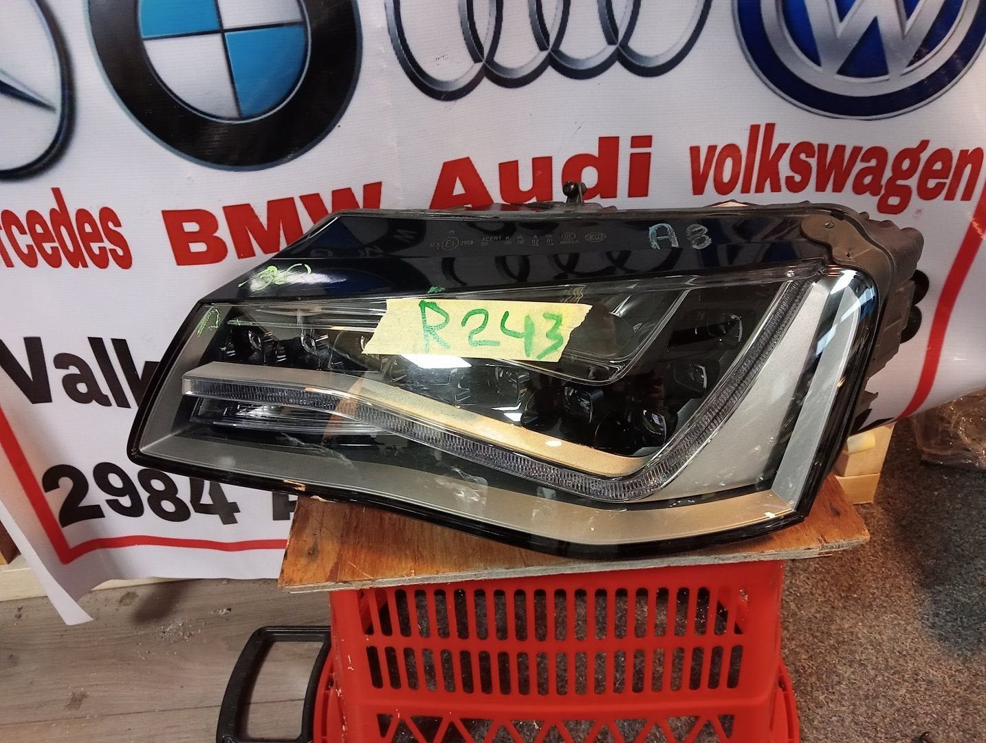 Audi A8 4H Koplamp Volled Links 4H0941003 4H0941029, -, Audi, Utilisé, -