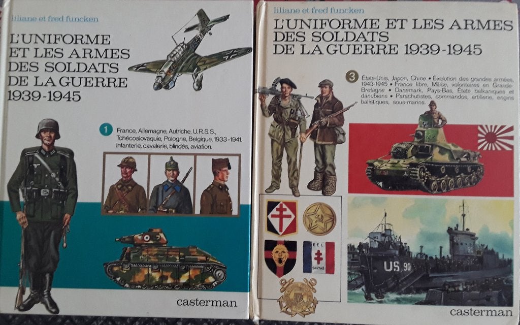 Funcken armes et uniformes 2ème GM  volumes 1 et 3, Enlèvement ou Envoi