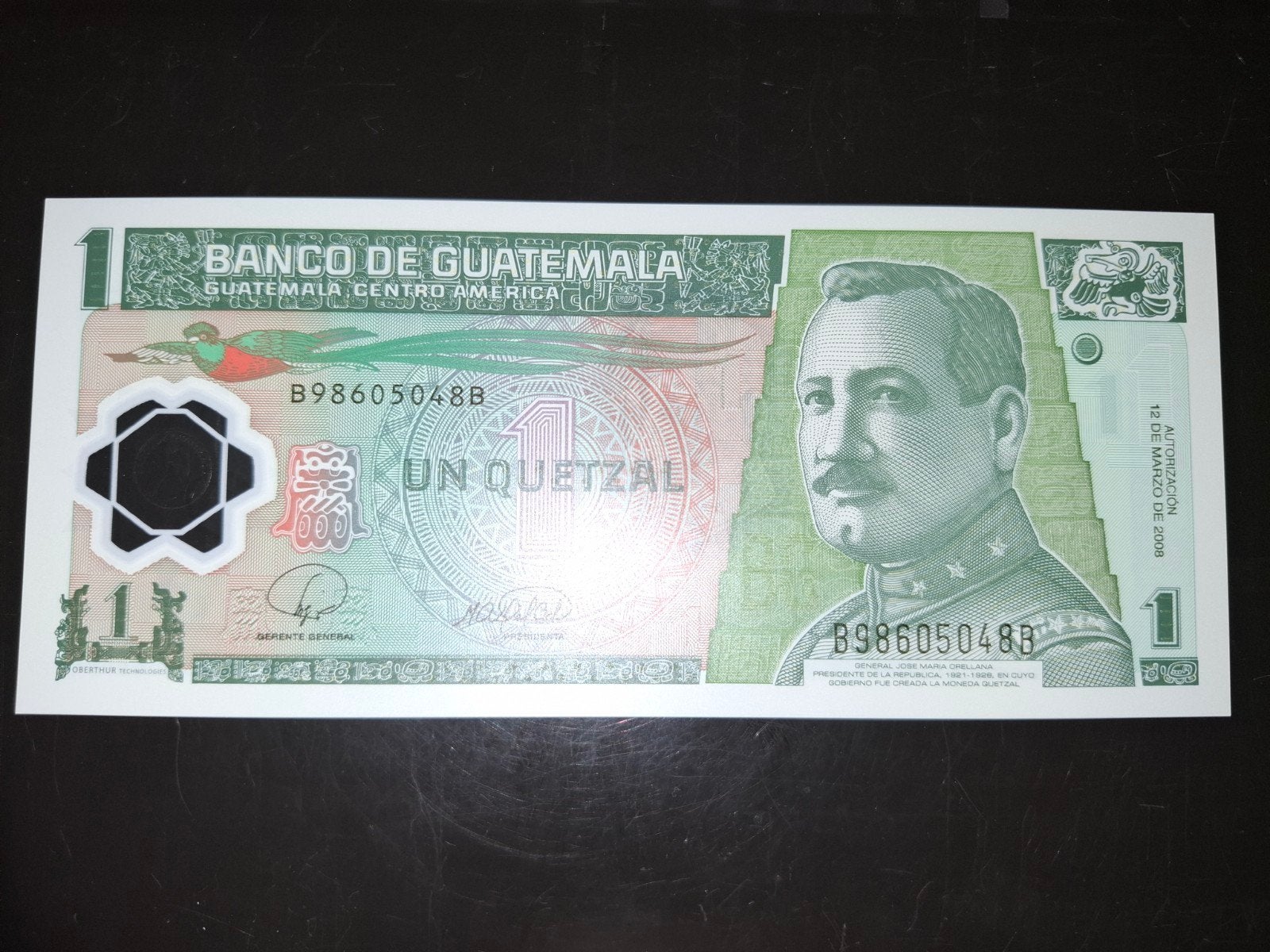 ### Guatemala 1 quetzal 2008 ###, Timbres & Monnaies, Enlèvement ou Envoi