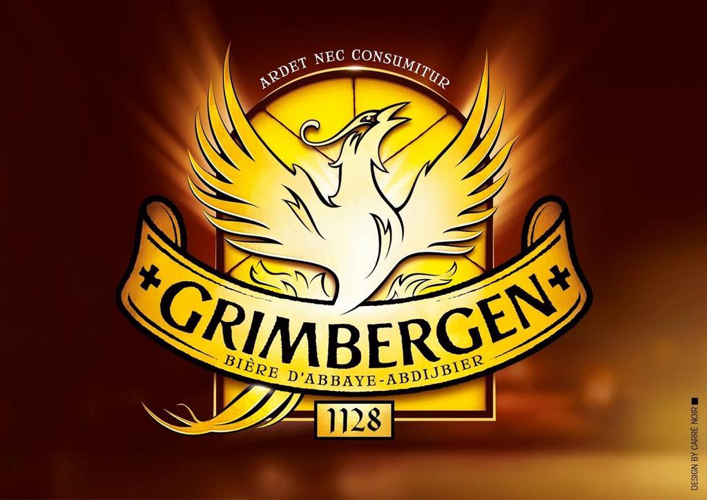 Panneau en métal Grimbergen 1128 - rétro vintage mancave, Enlèvement ou Envoi, Neuf, Panneau, Plaque ou Plaquette publicitaire