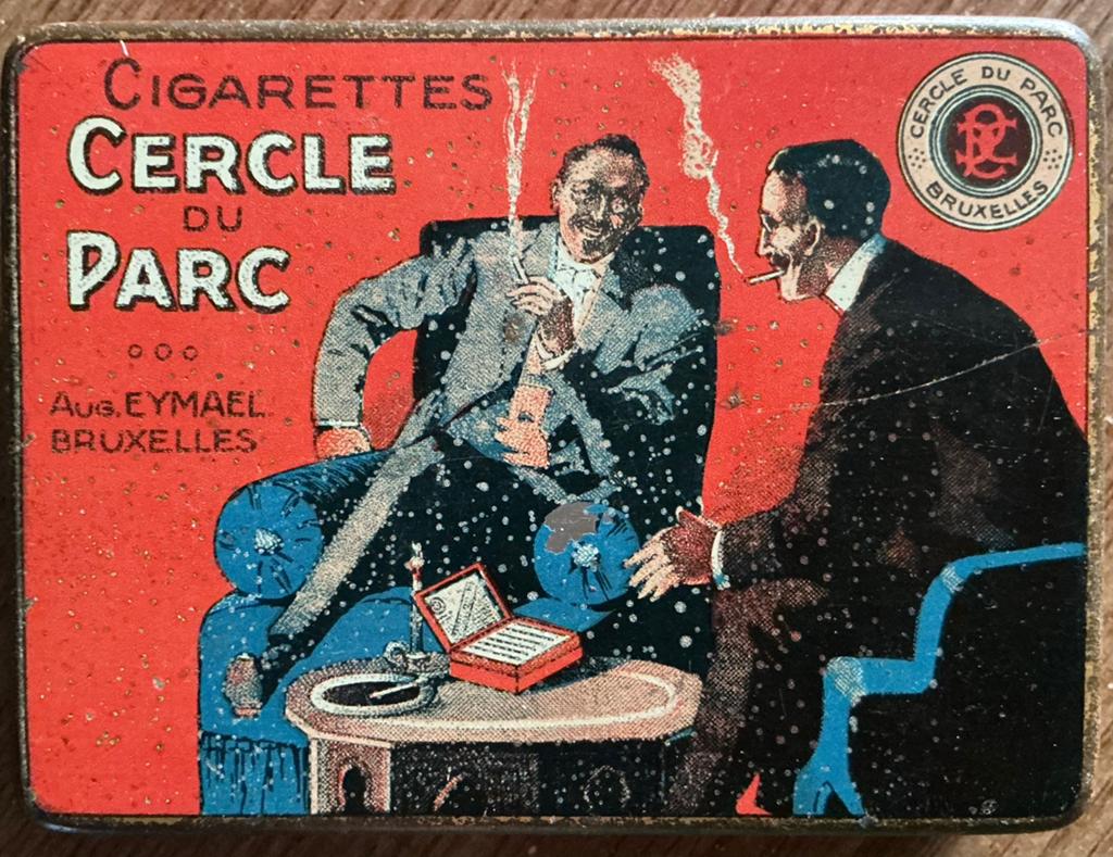 Ancienne boîte à CIGARETTES CERCLE DU PARC, Enlèvement ou Envoi, Comme neuf, Emballage